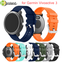 rubber Soft Silicone Replacement Strap for Garmin Vivoactive 3 smart Watchband Garmin vivomove HR Wristband Bracelet accessories 2024 - buy cheap