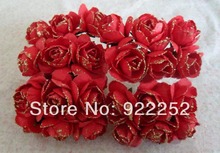 2.5-3CM Cheap artificial paper roses bouquet with glitter,diy craft scrapbooking accessories&decoration for garland&favor box 2024 - buy cheap