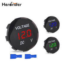 Herorider DC12V-24V Car Motorcycle Waterproof LED Panel Digital Voltage Meter Display Voltmeter 2024 - buy cheap