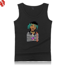 Lil uzi vert top tanque estampado estilo hip hop, verão feminino/masculino sem mangas 2018 rapper casual 2024 - compre barato