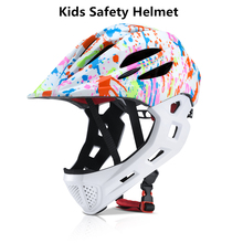 Capacete de ciclismo removível, cobertura total, capacete infantil, carros paralelos, capacete 2 em 1 para crianças, esportes, equitação e segurança 2024 - compre barato