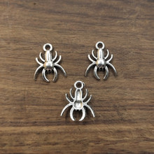 10pcs Spider charms 17*14mm Tibetan Silver Plated Pendants Antique Jewelry Making DIY Handmade Craft 2024 - buy cheap