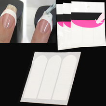 3Pcs French Manicure Strip Nail Art Form Fringe Guides Sticker DIY Line Tips White Nail Decal XS11 2024 - buy cheap