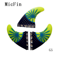Micfin quilha para prancha de surf, quilhas futurísticas de fibra de vidro em formato de favo de mel com 3 tamanhos 2024 - compre barato