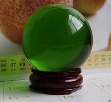 Xd j00609 40 мм + стенд, редкий натуральный кварц, Зеленый Кристалл, лечебный шар, сфера 2024 - купить недорого