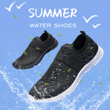 Летняя водонепроницаемая обувь; Мужская дышащая пляжная обувь из сетчатого материала; быстросохнущие кроссовки; носки; большие размеры; Мужская обувь для плавания 2024 - купить недорого