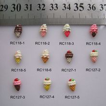 Kit de decoração de unhas com desenho animado-sorvete rc118/127 30 sementes resina deco decoração de unhas arte de decoração faça você mesmo 2024 - compre barato