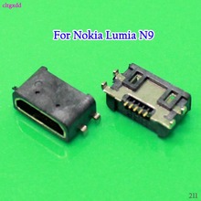 Cltgxdd conector de carregamento usb, com micro entrada, para nokia lumia n9 n800 800 900 n710 n603 610, conector de carregamento 2024 - compre barato