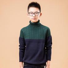 boy's high-necked cotton thickened long-sleeved sweater 2024 - buy cheap