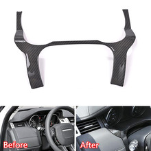 Car Dashboard Instrument Trim Cover Strip Styling For Land Rover Range Rover Evoque 2012-2017 Carbon Fiber Black 2024 - buy cheap