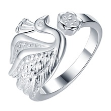 Счастливое серебряное кольцо Феникс, изысканные модные подарки для женщин и мужчин, серебряные ювелирные изделия для женщин, IIQCSFFY HGUPQIZA 2024 - купить недорого