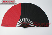 Bamboo Kung Fu Fighting Fan, Martial Arts Dance/Practice Performance Fan,black And Red 2024 - buy cheap
