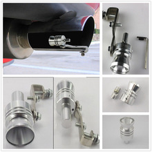 Youwinme Universal Size M 23mm Silver Car Exhaust Pipe Auto BOV Turbo Simulator Sound Whistle Muffler 2024 - buy cheap