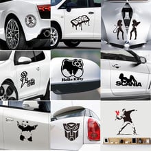 Cartoon Car stickers Home Bedroom Living room Decoration Scenery Mural Art Bathroom Room Decals 2024 - buy cheap