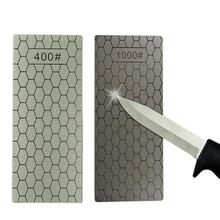 New Brand High Quality Professional 400/1000 Knife Diamond Sharpening Whetstone Knives Thin Sharpener Sharpening Stone 2024 - buy cheap