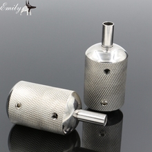 1PCS 30MMStainless Steel Tattoo Grip With Back Stem Professional Tattoo Machine Grips Tattoo Tubes Tips Tool Free Shipping 2024 - buy cheap