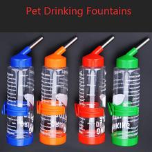 250ML Pet Drink Stainless Steel Automatic Water Feeder Fountain Bottle Rabbit Cat Dog Pets Hamster Drinking Hanging Bottle Feed 2024 - buy cheap