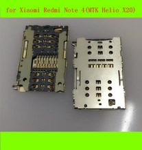 for Xiaomi Redmi Note 4 MTK SIM Card Reader Slot Connector Socket Card Reader Holder Note4 MTK Replacement Repair Spare Parts 2024 - buy cheap