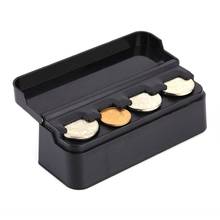 Car-Styling 2016 New Arrive Car Coin Pocket Case Loose Change Storage Box Money Wallet Piggy Bank Holder Organizer New 2024 - buy cheap