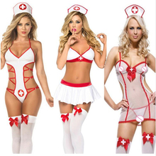 Lingerie Sexy Hot Erotic Women Sexy Lingerie Nurse Cosplay Costumes Babydoll Lace Erotic Sexy Underwear Role Play 2024 - buy cheap