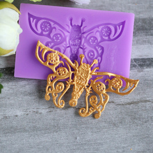 Moldes de silicona con forma de mariposa para pastel de bebé, utensilios para decoración de tortas con Fondant, moldes de arcilla de caramelo, Chocolate, pasta de goma 2024 - compra barato