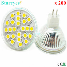 Free Shipping 200 pcs SMD 5050 24 LED 5W MR16 DC12V LED Spotlight Droplight bulb light downlight lamp lighting 2024 - buy cheap