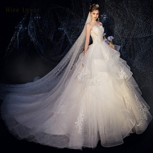 Vestido De Noiva Princesa Beading Appliques Princess Ball Gown Wedding Dresses Plus Size China Shop Online Hochzeitskleid 2024 - buy cheap