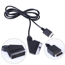 Cable AV SCART para PS1, PS2, PS3, para consolas PAL/NTSC, 2m, RGB, AV 2024 - compra barato