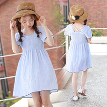 2017 New Brand Children Girls Dress Summer Fashion Short Sleeve Kids Casual Dresses Princess Girls Sequins Vestido Clothing 2024 - buy cheap