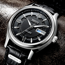 Suíça nesun japão nh36a relógio com movimento automático masculino de marca luxuosa de couro de safira genuíno 2024 - compre barato