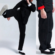 Zooboo Kung Fu Sports Pants Cotton Tai Chi Wing Chun Chinese Traditional Martial Arts Outdoor Breathable Loose Trousers 2024 - buy cheap