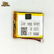 XHR-2P 2,54 de 5000mAh 3,7 V 115175, 105075 core polímero batería de respaldo portátil fuente de alimentación puesto lámpara 2024 - compra barato