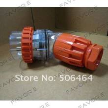 *32A 4pin 3 phase angled electric plug IP66 56PA432 2024 - buy cheap