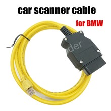 Cable de datos ESYS 3.23.4 V50.3 para B-MW, interfaz Ethernet a OBD, escáner de coche, E-NET, codificación ICOM para Serie F, nuevo 2024 - compra barato