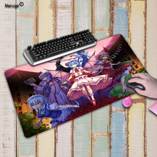 Mairuige Anime Girl Speed Version Large Gaming Mouse Pad Gamer Locking Edge Mouse Keyboards Mat Big Desk Mousepad for LOL CSGO 2024 - buy cheap