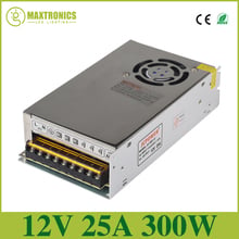 Best quality 12V 25A 300W Switching Power Supply Driver for LED Strip AC 110-240V Input to DC 12V Fast shipping by DHL 2024 - buy cheap