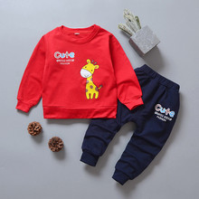 2020 Spring Baby Boys Clothing Sets Cotton Kids Toddler Clothes Cartoon Sport Suit For Infant Long Sleeve t-shirt+pants Clothes 2024 - buy cheap