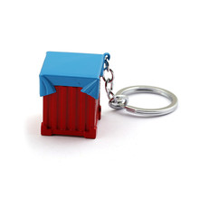 Новая игра Pubg брелок PUBG Airdrop Box Брелок синий 2 модели брелок для ключей с игрушкой для мужчин и женщин сумка ювелирное изделие llaveros сувенир 2024 - купить недорого