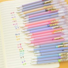 Creative Cute 12 colors fiber marker pens set 0.38mm tip thin Hook line gel pen delineating Student Drawing School art supplies 2024 - buy cheap