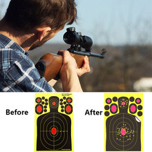 Alvo adesivos tiro alvo prática alvo papel alvo tiro com arco amarelo econômico shotgun 2024 - compre barato