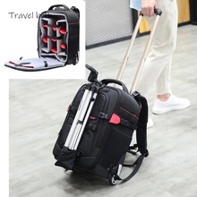 Travel Belt Photography should Travel Bags Multifunction profession High capacity Suitcase Wheels 18 inch Rolling luggage 2024 - buy cheap