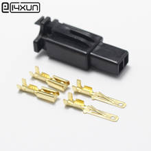 10 set 2.8mm 2Pin Auto Electrical Wire Connector 2.8 2P Black Car Plug with Terminals for E-Bike Automobile Motorcycle etc 2024 - buy cheap