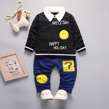New Autumn Winter Child Boys Clothes Full Sleeve T-shirt And Pants 2pcs Cotton Suits Children Clothing Sets Toddler Tracksuits 2024 - buy cheap
