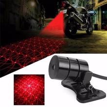 Vehemo Red Taillight Laser Light Safety Haze Prevention Waterproof Rear Light Brake Lamp 2024 - buy cheap