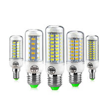 Corn Bulb LED Lamp E27 E14 LED Bulb SMD5730 220V 24 36 48 56 69 72LEDs Chandelier Candle LED Light For Home Decoration 2024 - buy cheap