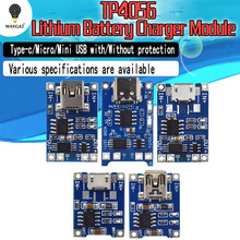Mini Micro Type-c USB 5 В 1A 18650 TP4056 модуль зарядного устройства литиевой батареи зарядная плата с защитой двойной функции 1A li-ion 2024 - купить недорого