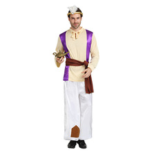 Snailify Halloween Costume For Adult Men Aladdin Costume Magic Lamp Cosplay fantasia adulto cosplay for carnival party Purim 2024 - buy cheap
