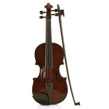 Детская Скрипка детская 48 см черный АБС Детские Музыкальные инструменты раннее образование игрушки музыкальные Studnets акустическая скрипка 2024 - купить недорого