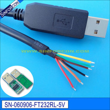 ftdi ft232rl usb uart ttl +5v logic level adapter cable ttl-232r-5v-we 2024 - buy cheap
