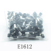 E1612 Tube insulating terminals  Cable Wire Connector Insulating Crimp Terminal Insulated Connector 100PCS/Pack 2024 - buy cheap